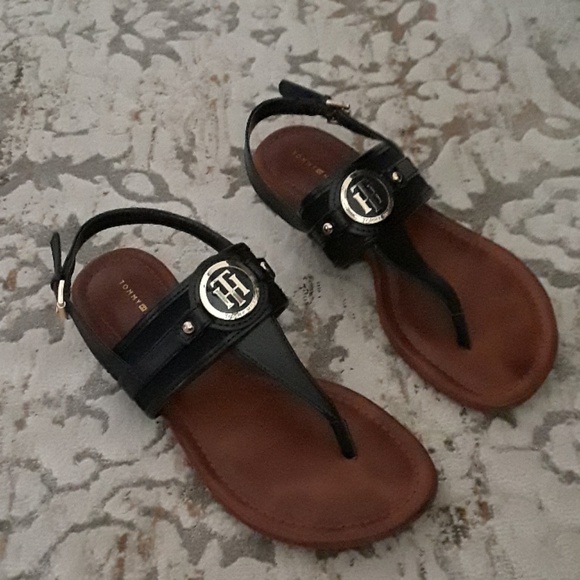 navy tommy hilfiger sandals